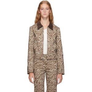 Miaou Tan Zebra Kai Jacket in Large